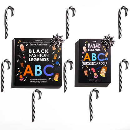 BUNDLE! Black Fashion Legends Alphabet Book + Fashion Flashcard Set